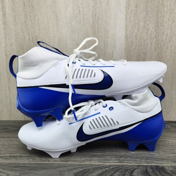 Nike Vapor Edge Pro 360 2 TB Size 13 Mens White Blue Football Cleats - Picture 8 of 12
